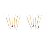 12 Uds Raspador de Arcilla de Cerámica de Lodos Herramienta para Escultura en Arcilla Herramientas de Modelado de Escultura de Arcilla para Esculpir Suministros de Arte