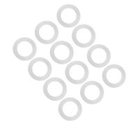 12 Unidades Arandela Silicona Blanca y Arandela Plana para Válvula Base, Kit Surtido de Arandelas de Sellado para Mangueras y Fuelle 1"