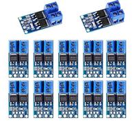 12 unidades DC 5 V-36 V 400 W FET Trigger Switch Drive Module Board Dual Mosfet Módulo de controlador Dual de alto rendimiento Switching Driver Module PWM Regulador Panel de control Módulo de