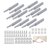 12 unidades de abridor de puerta para abrir, abridor de presión, cierre de puerta de armario, amortiguador para puerta de armario, puerta de muebles, armario de cocina