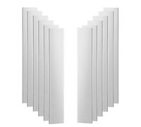 12 unidades de ánodo de zinc puro, 150 x 25 x 1 mm, chapa de zinc, chapa de zinc, chapa de zinc para galvanización y galvanización de zinc, electrodo de zinc de alta pureza