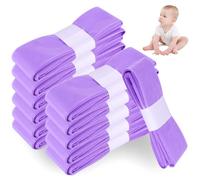 12 unidades de cartuchos de recambio para cubos de pañales, lámina de recambio resistente a los olores, espesa, 4,5 m (lila), cartuchos de recambio para cubos de pañales compatibles con Tommee Tippee