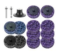 12 unidades de disco de taladro, discos abrasivos duraderos con 2 vástagos, lijadora de cubo de rueda de 50 mm, discos abrasivos de carburo de silicio para amoladora angular, disco CSD para pulir