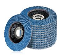 12 unidades de discos abrasivos: discos abrasivos de 125 mm de diámetro x 22 mm de grano 40/60/80/120, discos de láminas para amoladora angular de metal, madera, plástico, amoladora angular