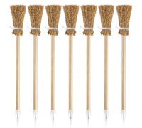 12 unidades de escoba de bruja de madera, lápices de escoba de bruja, lápices para niños, barra de madera, palo de escoba, brujas, escoba, lápiz para fiesta de brujas, regalo de fiesta, Halloween