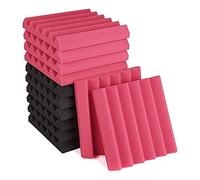 12 unidades de placa de espuma acústica, almohadilla de aislamiento acústico, placa de espuma de estudio, espuma de aislamiento acústico, 30 x 30 x 5 cm