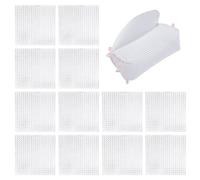 12 unidades de red de costura cuadradas de plástico de punto de red de tela para manualidades, tela bordada, para hacer hilo, tejer y ganchillo