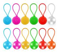 12 unidades LED intermitente mochila escolar: reflectores LED para niños, luz de seguridad, reflectores, mochila escolar, impermeable, seguridad, reflector de luz para mochila, jogging, senderismo,