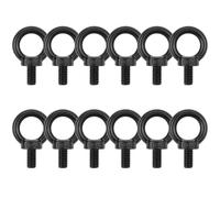 12 unidades M5 x 12 Ringschraube Edelstahl,öSenschraube,Ringmutter,Rundringschraube mit Gewinde,ösenmutter,für Befestigung Und AufhäNgung