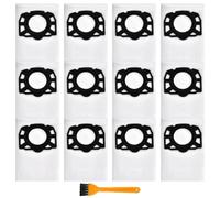 12 unidades para Karcher KFI 357 Compatible con WD3 WD2 Plus KWD1 KWD2 KWD3 MV3 WD3.200-WD3.800M SE4001 SE4002, sustituye a 2.863-314.0