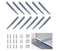 12 Unidades Pestillo de Puerta con Empuje para Abrir,Bogoro Cierre Magnético Amortiguador,Sistema Push Pull para Puerta Cierre Pull,Adecuado para Puertas de Armario,Cajones,Muebles y Alacenas.