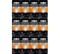 12 Unidades Pilas Duracell 2025 3.0 V de Litio Moneda botón