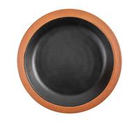 12 unidades - Platos 550 Ml Ø22,9X3 Cm Negro Melamina