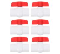 12 Unidades Válvulas Esféricas PVC Interior Para Tubería Agua