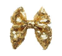 12 unids/lote 3 "lentejuelas desordenadas lazos for el pelo de marinero pasador for Clip accesorios for cabello DIY for diadema para Tocados(Color5,With clip)