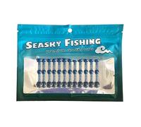 12 Unids/Lote Señuelo De Pesca Flotante Silicona Suave 1 7g 50mm Cebos Blandos Swimbaits Jigging Accesorios Pesca Trucha