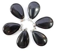 12 unids Piedra Natural Tigre Ojo Lapis Turquesa Colgantes de Cristal de Cuarzo for la joyería de Bricolaje Que Hace Collar Accesorios (Gem Color : NO.23)