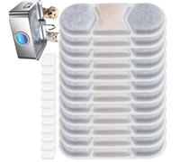 12 unids/set cartuchos de filtración de 4 etapas para contenedor de agua para perros grandes WF120 filtros de agua de tela tejida de 12L de capacidad