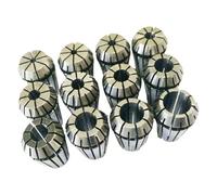 12 unids/set ER20 juego de pinzas de acero al carbono, pinzas de resorte de sujeción de torno CNC for fresado aburrido 1/8-1/2 pulgadas