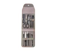 12 Unids/set Juego de Cortadores de Tijeras para Uñas de los Pies de Tamaño Lavable para Tijeras para Uñas Juego de Cortaúñas, Gris B,A