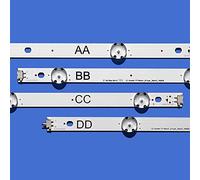 12 unids/Set Tira de for iluminación Trasera for LIG 65UJ6300 65UJ630V 65UJ634V 65UJ5500 65UK6100 Innotek 17Y 65inch_A SSC 65UJ63_UHD_A BCD