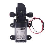 12 V, 130 PSI, 6 l/min de agua, cebado de diafragma de alta presión, 70 W de agua