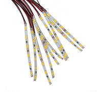 12 V 18 V para tiras de luz LED SMD, adecuado para accesorios laterales de ferrocarril modelo e iluminación de casa de muñecas (luz cálida)