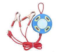 12 V-24 V USB Auto para cargador con 4 puertos e interruptor de pinza, adaptador de carga rápida con protección de polaridad inversa para batería de coches, camiones, barcos, protección contra