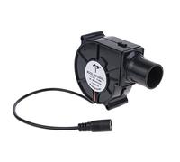 12 V 7 cm 7530 - Ventilador de rodamiento de aceite con conducto de aire de 3700 rpm, gran volumen de aire de alta velocidad, 5,5 x 2,1 mm