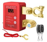 12 V batería con mando a distancia inalámbrico, interruptor de desconexión de batería con apagado, interruptor de batería de 240 A, antirrobo, para coche, RV, ATV, camión, barco (con indicador LED)