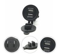 12 V CBE C-Line Dual USB Socket 12V Cbe adecuado para el hogar como coches - Ampliamente utilizado en teléfonos móviles - Doble toma USB cargadores