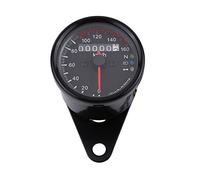 12 V LED KMH odómetro velocímetro universal 0 - 160 km/h motocicleta odómetro velocímetro medidor de tacómetro, indicador único tacho