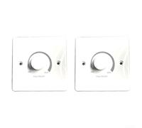 12 V regulable 120 W para interruptor de atenuación PWM para brillo ajustable en luces LED RV | Salida 5A, entrada de 12-24 V, diseño compacto de montaje empotrado para uso automotriz y marino (blanco