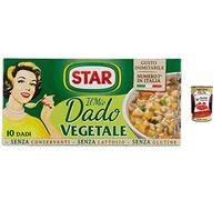 12 vegetales Star il Mio Dado con 9 verduras, sin conservantes, sin lactosa ni glutenfre + italian gourmet polpa 400 g