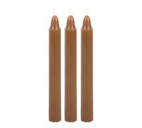 12 velas de hechizos marrones para rituales de conexión a tierra, fuerza y hechizos de estabilidad, juego de velas mágicas de hierbas