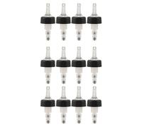 12 vertedores automáticos de dosificación rápida transparentes de 25 ml