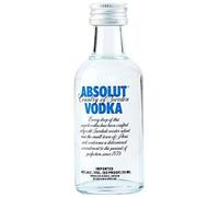 12 × Vodka Absolut Miniatura (Caja de 12 Botellines de 5 cl)