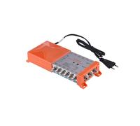 12-Way Distribution Amplifier for Terrestrial TV & Radio Signals - Indoor MATV/SAT System with IRS Loop-Through EU PLUG