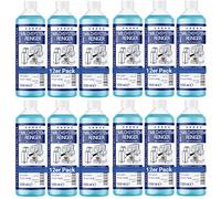 12 x 1000 ml limpiador de sistema de leche concentrado para cafeteras automáticas, espumador de leche, limpiador de espuma de leche, limpiador de leche, universal para todos los fabricantes