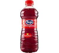 12 x Bar de yoga Frutti Rossi Melograno, frutas rojas, granadas, zumo de fruta, bebida, sabor a fruta, botella de cristal, 1000 ml