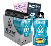 12 x Bebida Bolero EXOTIC Hidratante Sin Azucar (12x9 grs) + 20 Pepitas Saludables para una vida más sana by Cia&Co
