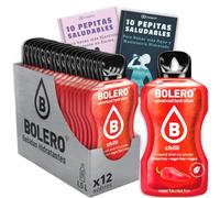 12 x Bebida Bolero GUINDILLA Hidratante Sin Azucar (12x9 grs) + 20 Pepitas Saludables para una vida más sana by Cia&Co