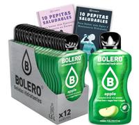 12 x Bebida Bolero MANZANA Hidratante Sin Azucar (12x9 grs) + 20 Pepitas Saludables para una vida más sana by Cia&Co