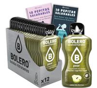 12 x Bebida Bolero PERA Hidratante Sin Azucar (12x9 grs) + 20 Pepitas Saludables para una vida más sana by Cia&Co