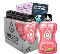 12 x Bebida Bolero POMELO TONICA Hidratante Sin Azucar (12x9 grs) + 20 Pepitas Saludables para una vida más sana by Cia&Co