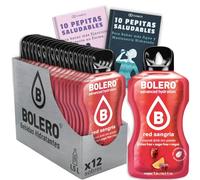 12 x Bebida Bolero SANGRIA ROJA Hidratante Sin Azucar (12x9 grs) + 20 Pepitas Saludables para una vida más sana by Cia&Co