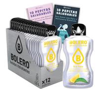 12 x Bebida Bolero TE HELADO DE LIMON Hidratante Sin Azucar (12x9 grs) + 20 Pepitas Saludables para una vida más sana by Cia&Co