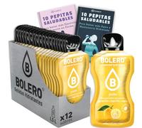 12 x Bebida Bolero YUZU Hidratante Sin Azucar (12x9 grs) + 20 Pepitas Saludables para una vida más sana by Cia&Co