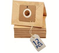 12 x Bolsas para Aspiradora Compatibles con Rowenta RO 2611EA Ergo ZR003901 , Piezas de Repuesto