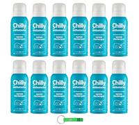 12 x Chilly Hygiene - Limpiador íntimo sin aclarado - Utilízalo en papel higiénico de 100 ml + llavero Beni Culinari gratuito